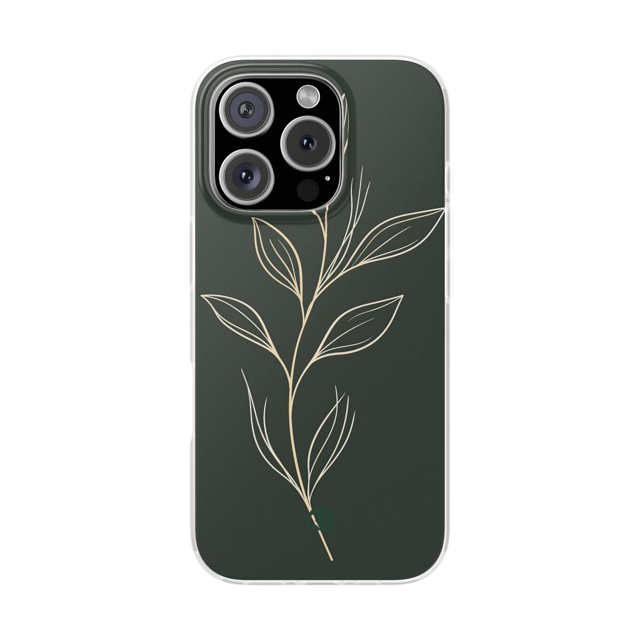 Green Lite Phone Case for iPhone - Deep Moss Willow