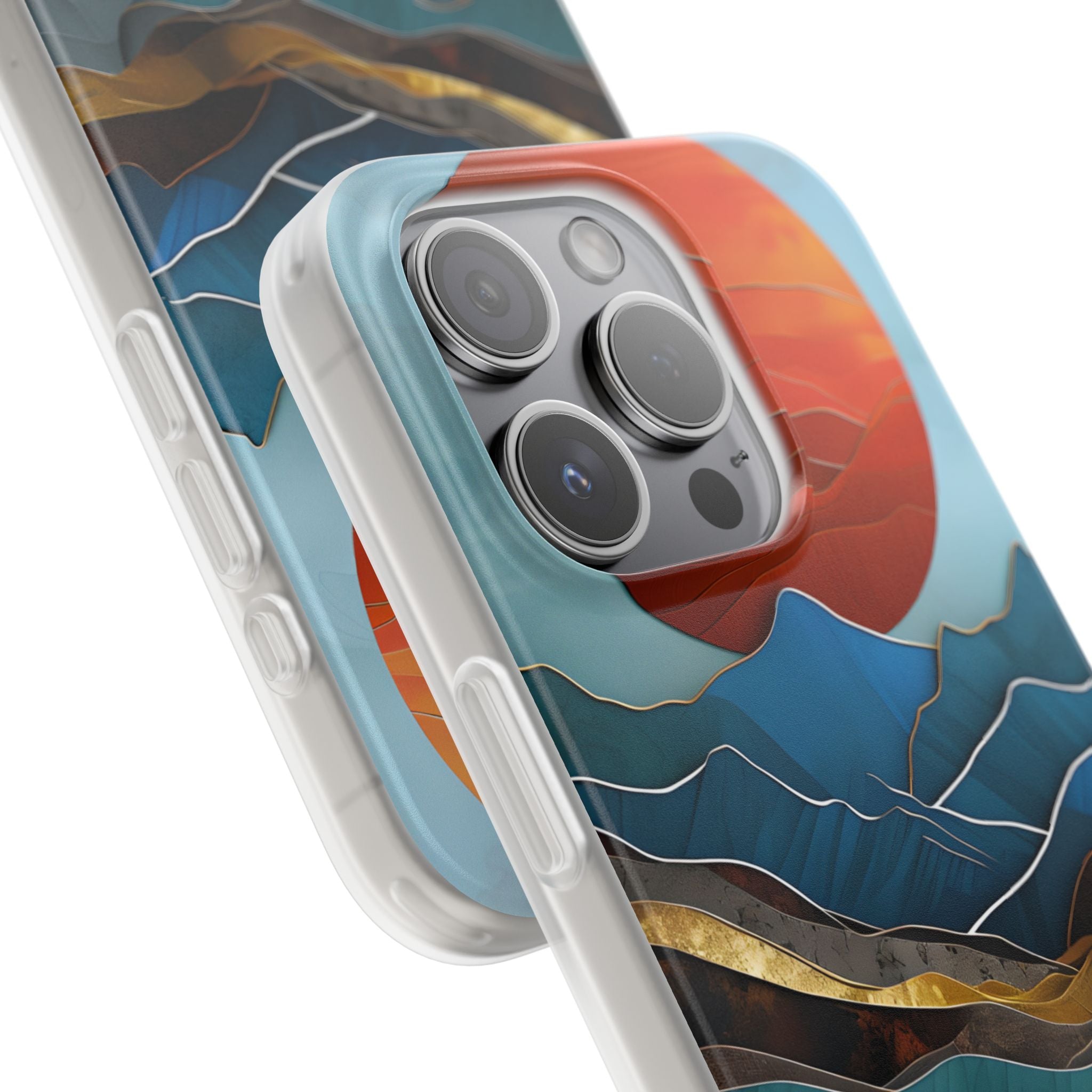 Solar Peak iPhone 15 Pro Case - Soft