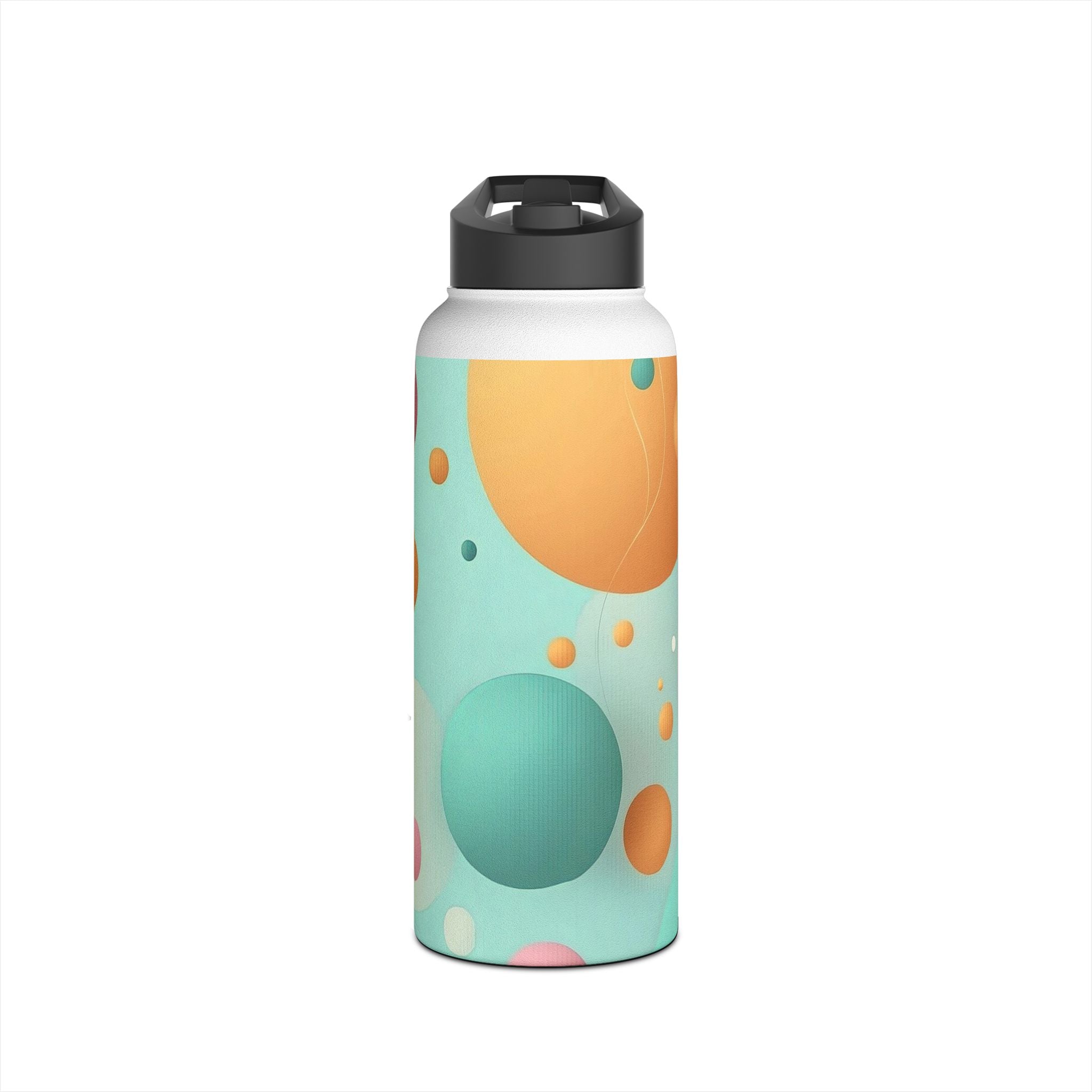 Pastel Circles Flow - Stainless Steel Water Bottle
