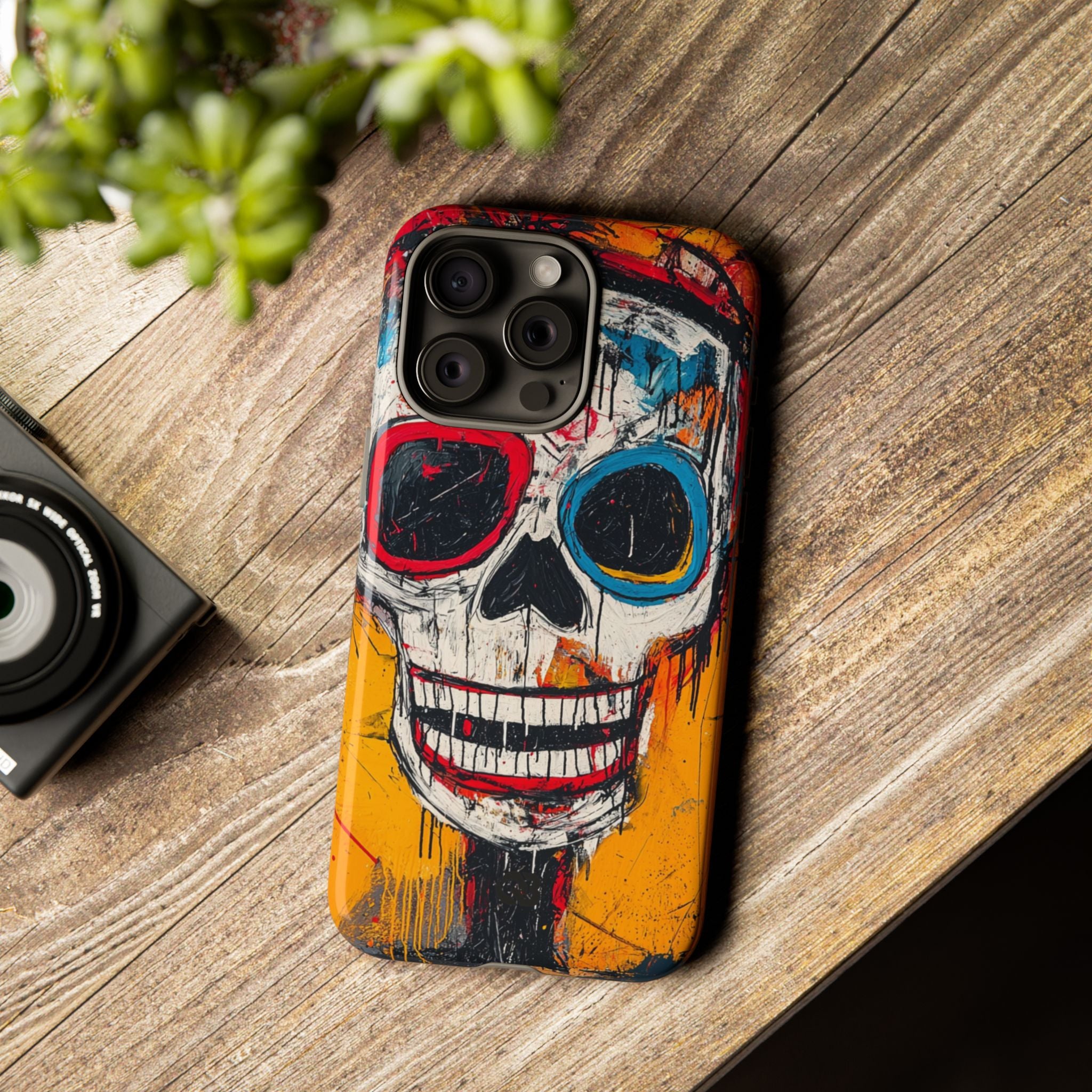 Vivid Graffiti Skull · Tough Phone Case for iPhone