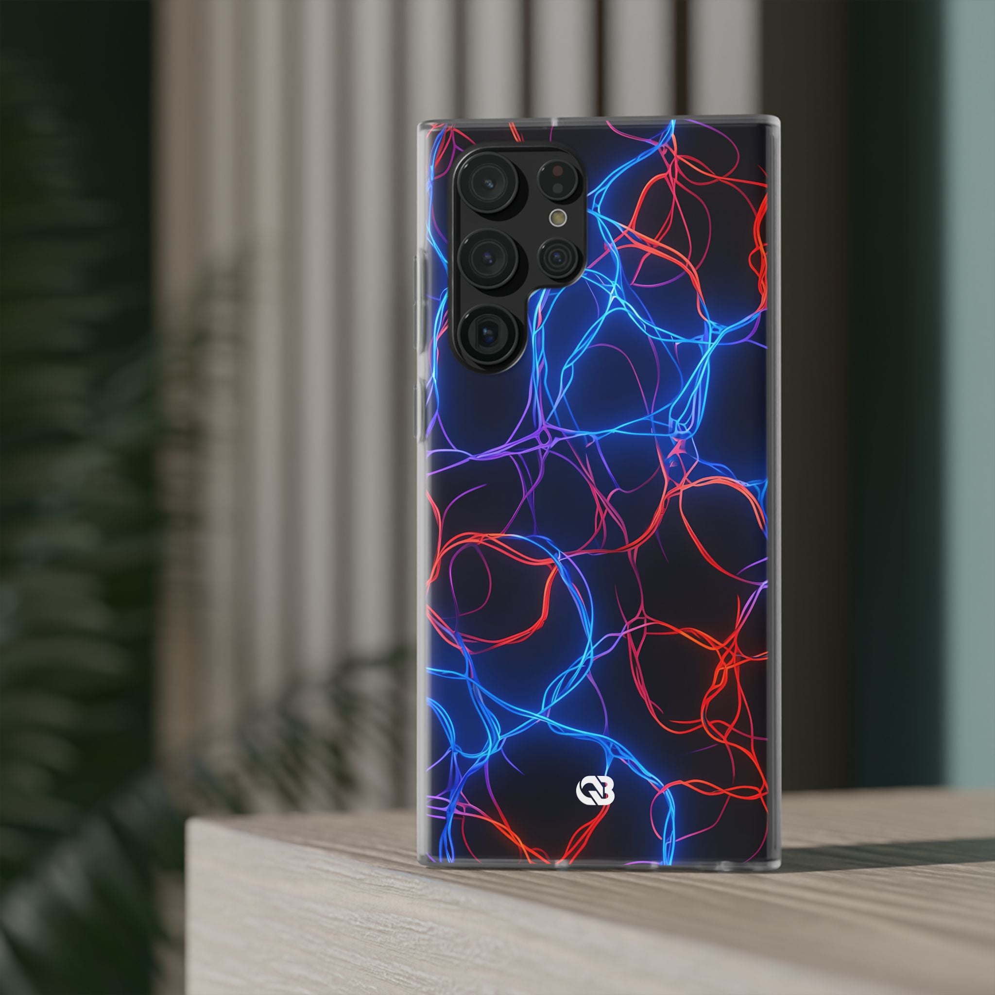 Electric Synapse Glow · Soft Custodia per Samsung