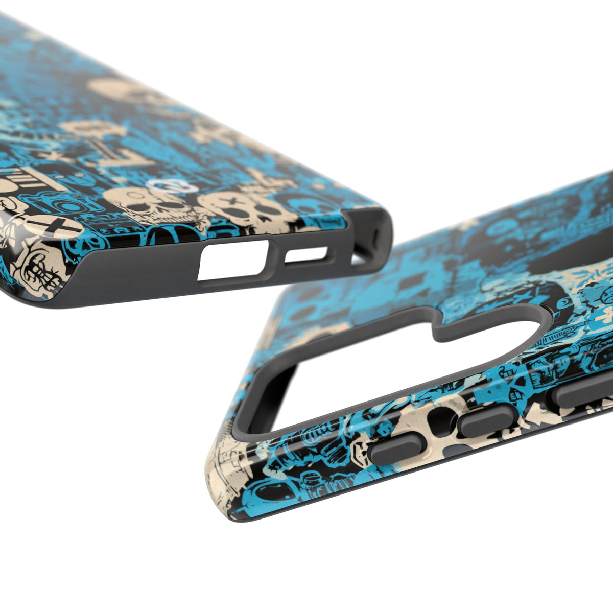 Electric Skull Graffiti · Tough Phone Case for Samsung · Blue