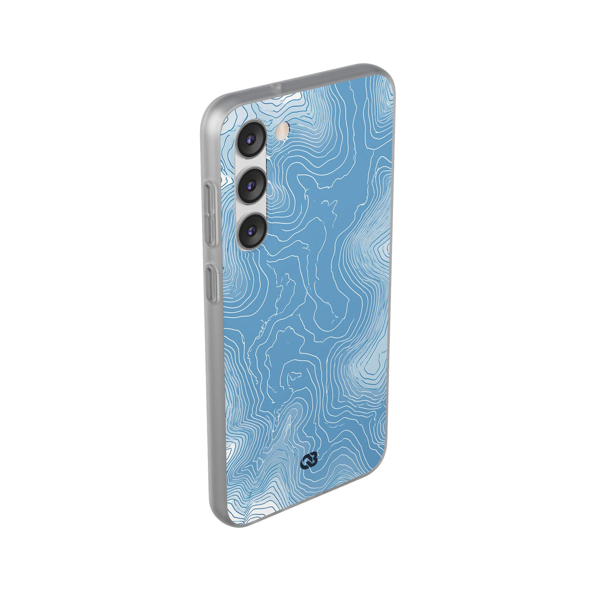 Blue Lite Phone Case for Samsung - Glacial Ridge Topo