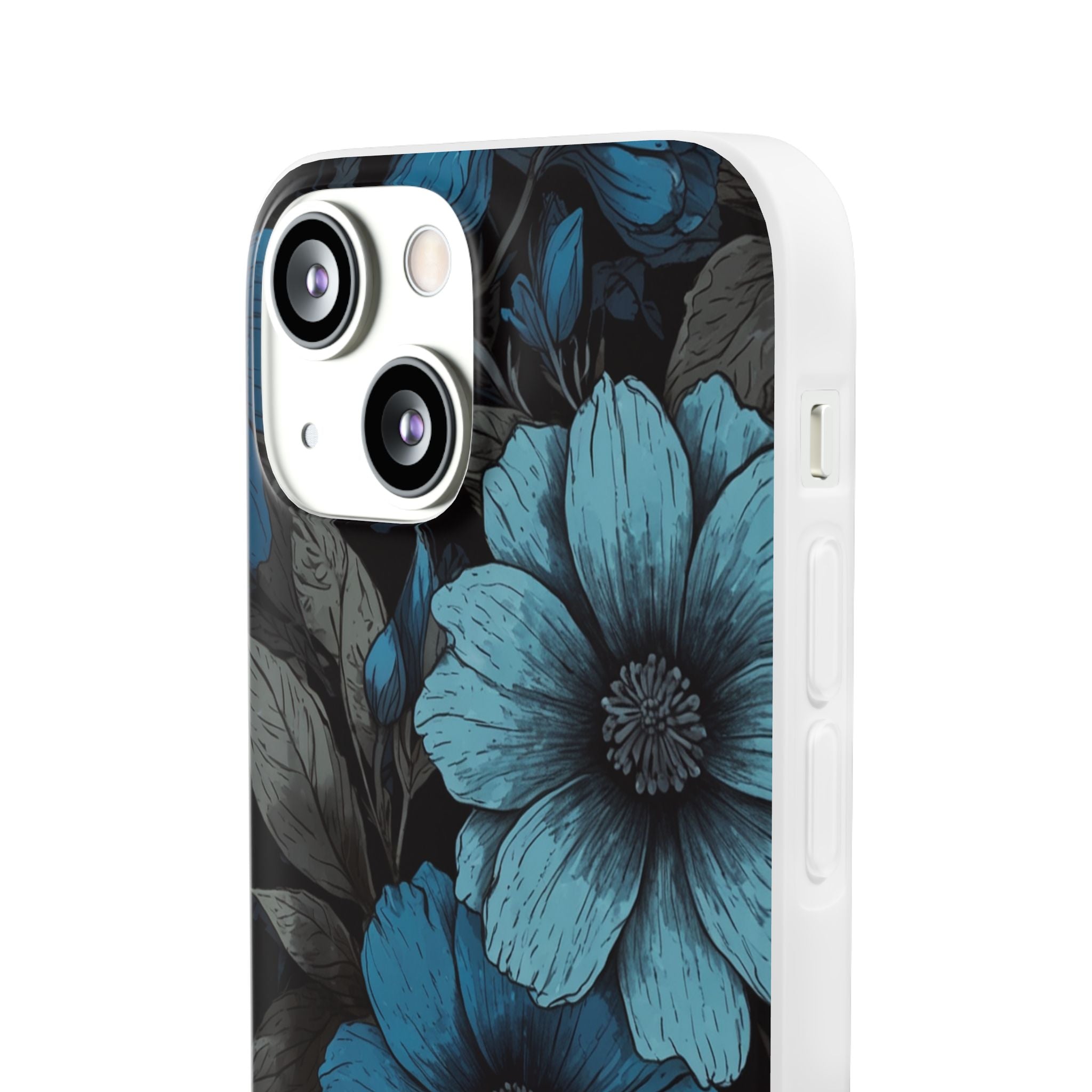 Blue Petal Radiance iPhone 13 mini Case - Soft