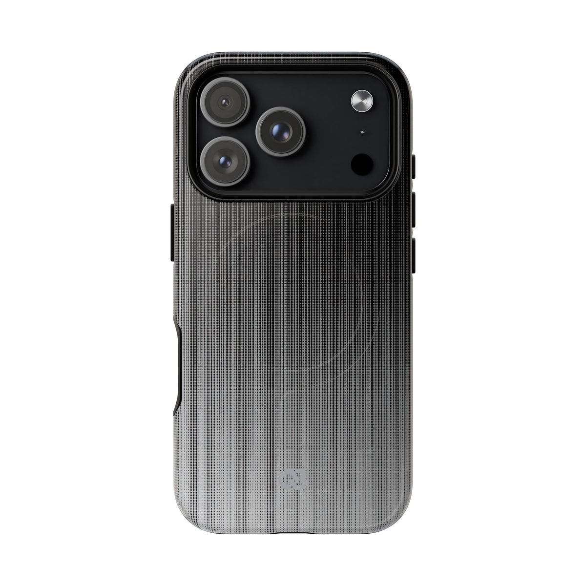 Grey Tough 2.0 Magsafe Phone Case for iPhone - Static Vertical Dither