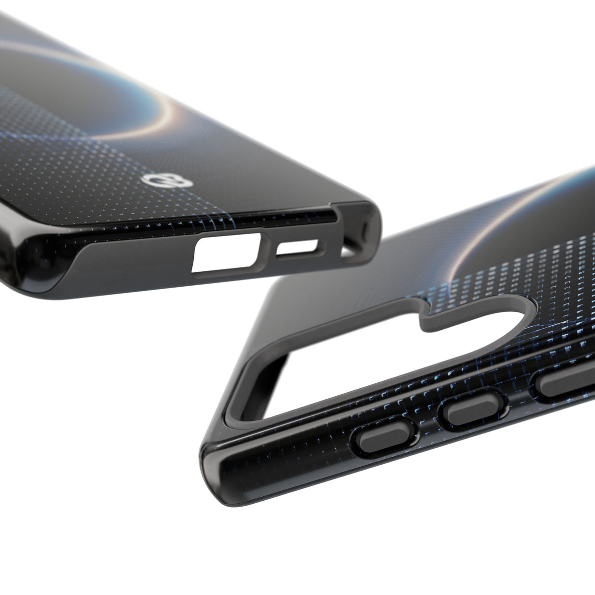 Luminous Meridian · Tough Phone Case for Samsung · Black