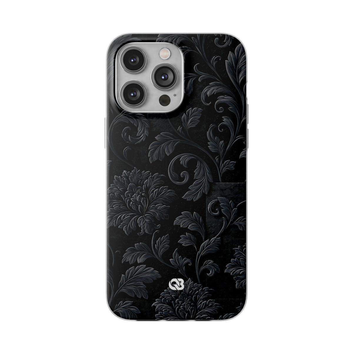 Obsidian Damask · Lite Phone Case for iPhone · Black