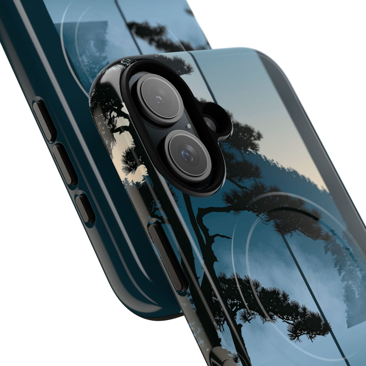 Blue Tough 2.0 Magsafe Phone Case for iPhone - Kyoto Mist Pine