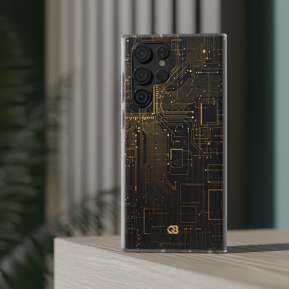 Gold Lite Phone Case for Samsung - Amber Core Mainframe