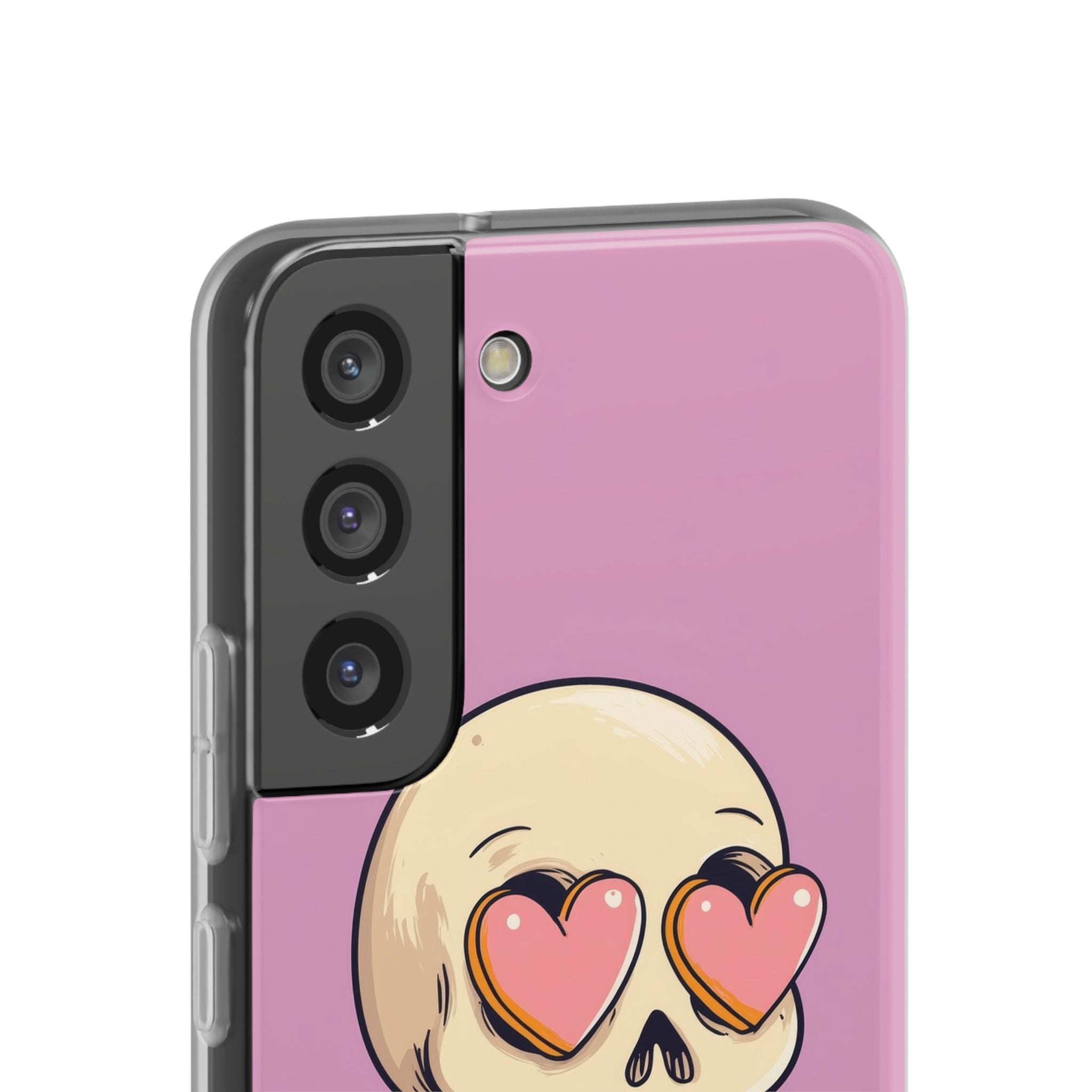 Heart Eyed Skull Samsung S22 - Soft