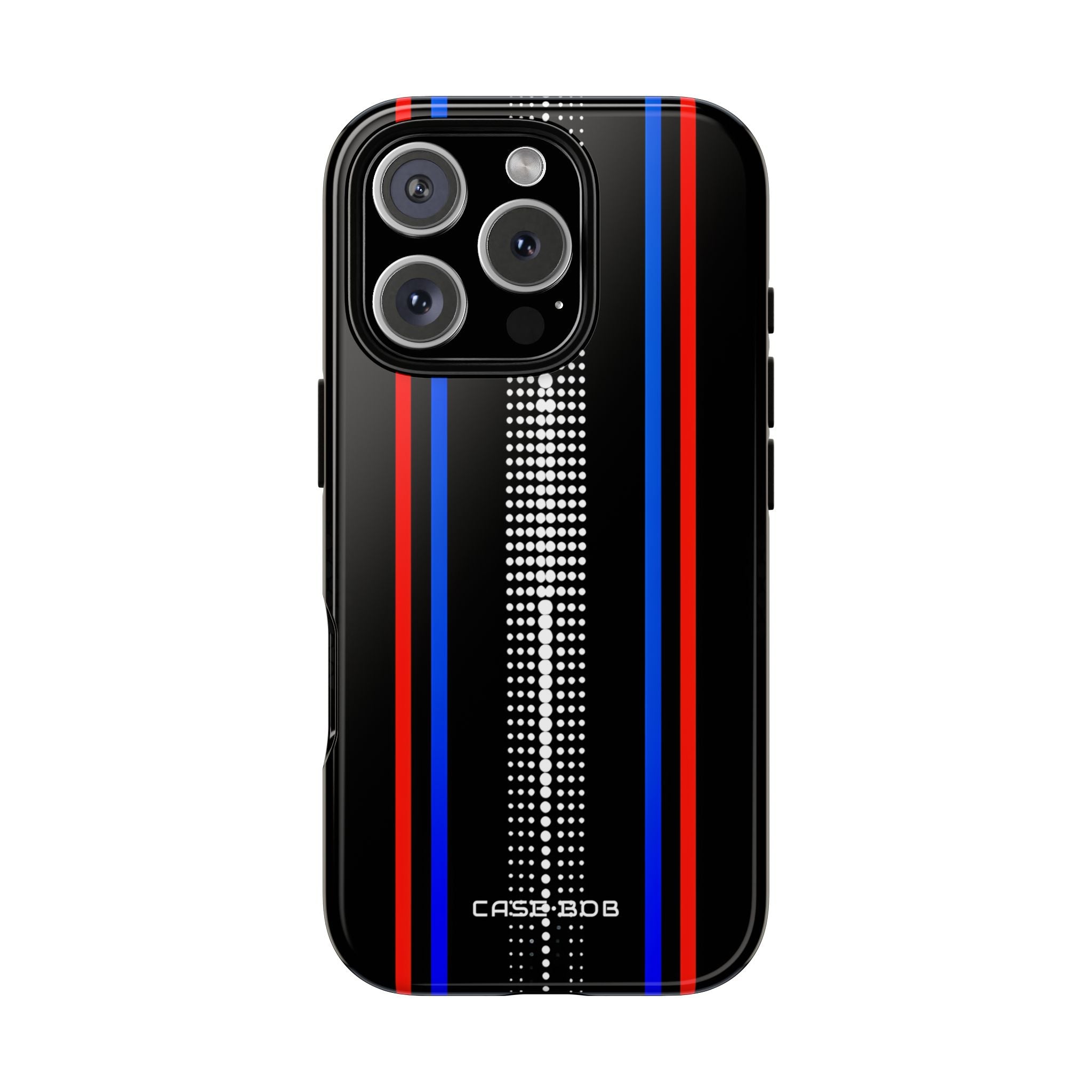 Verjüngte Punkte Strahlen iPhone 16 Pro Case - Tough