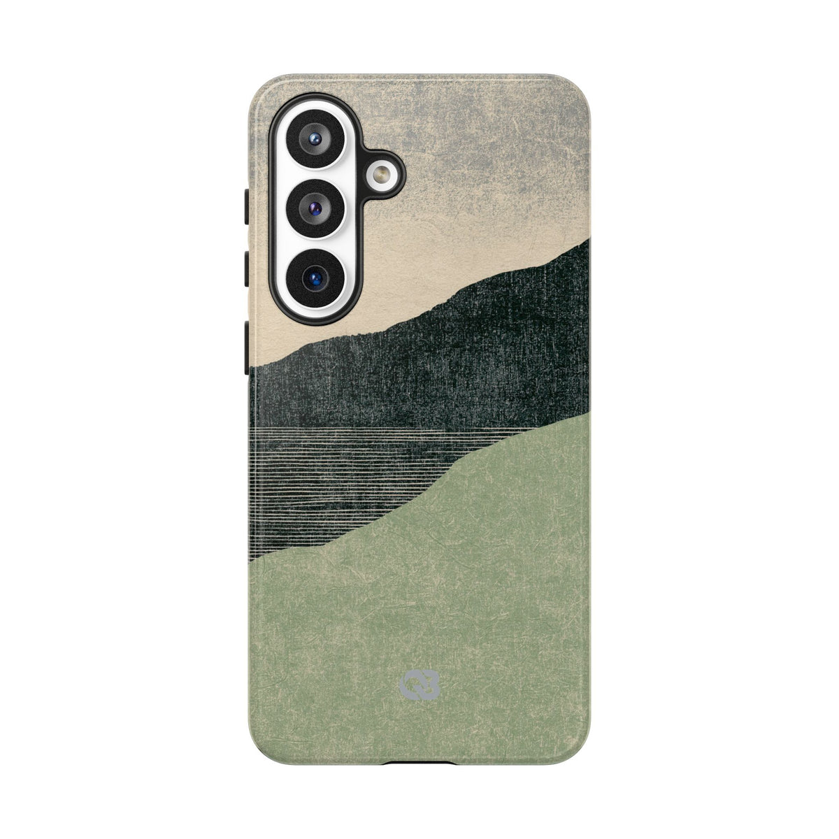 Green Tough Phone Case for Samsung - Moss Ridge Grain