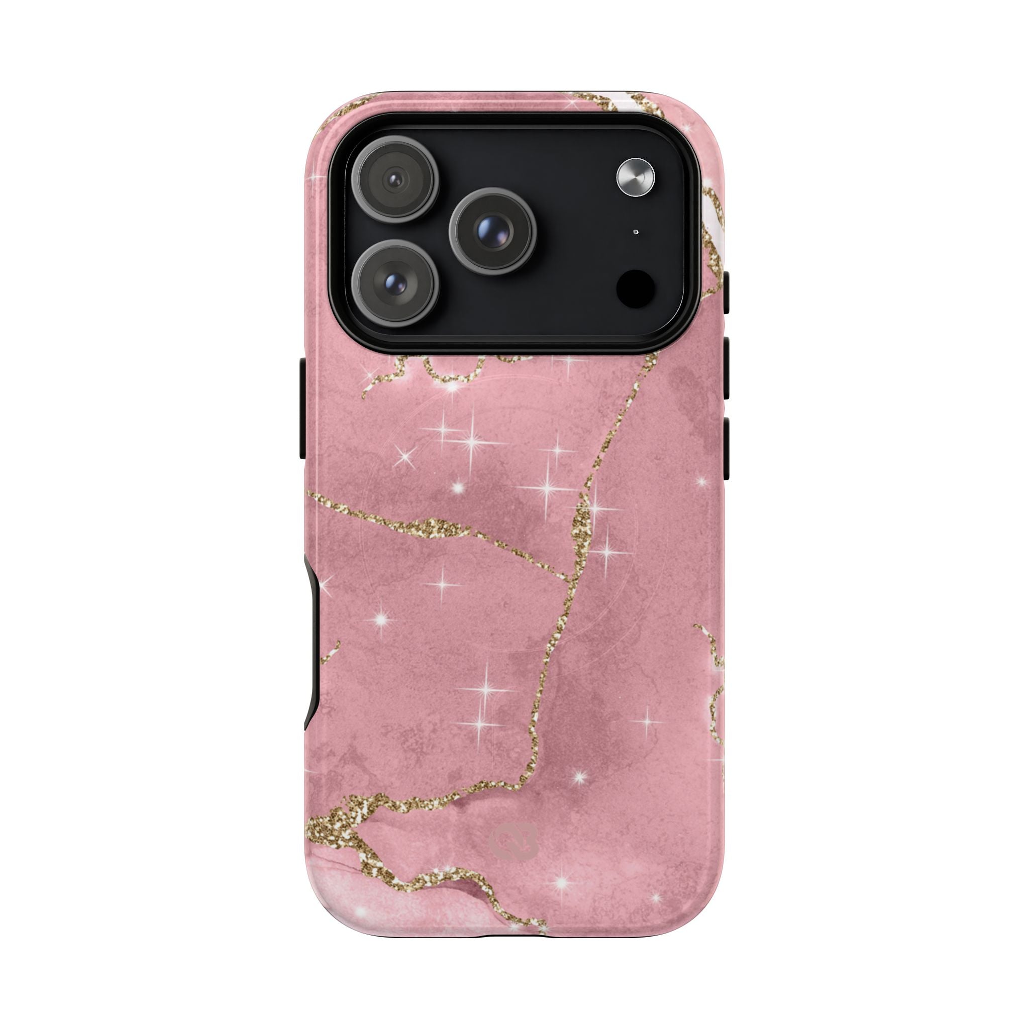 Rose Sparkle Marble · Tough+ Coque de téléphone pour iPhone · Magsafe