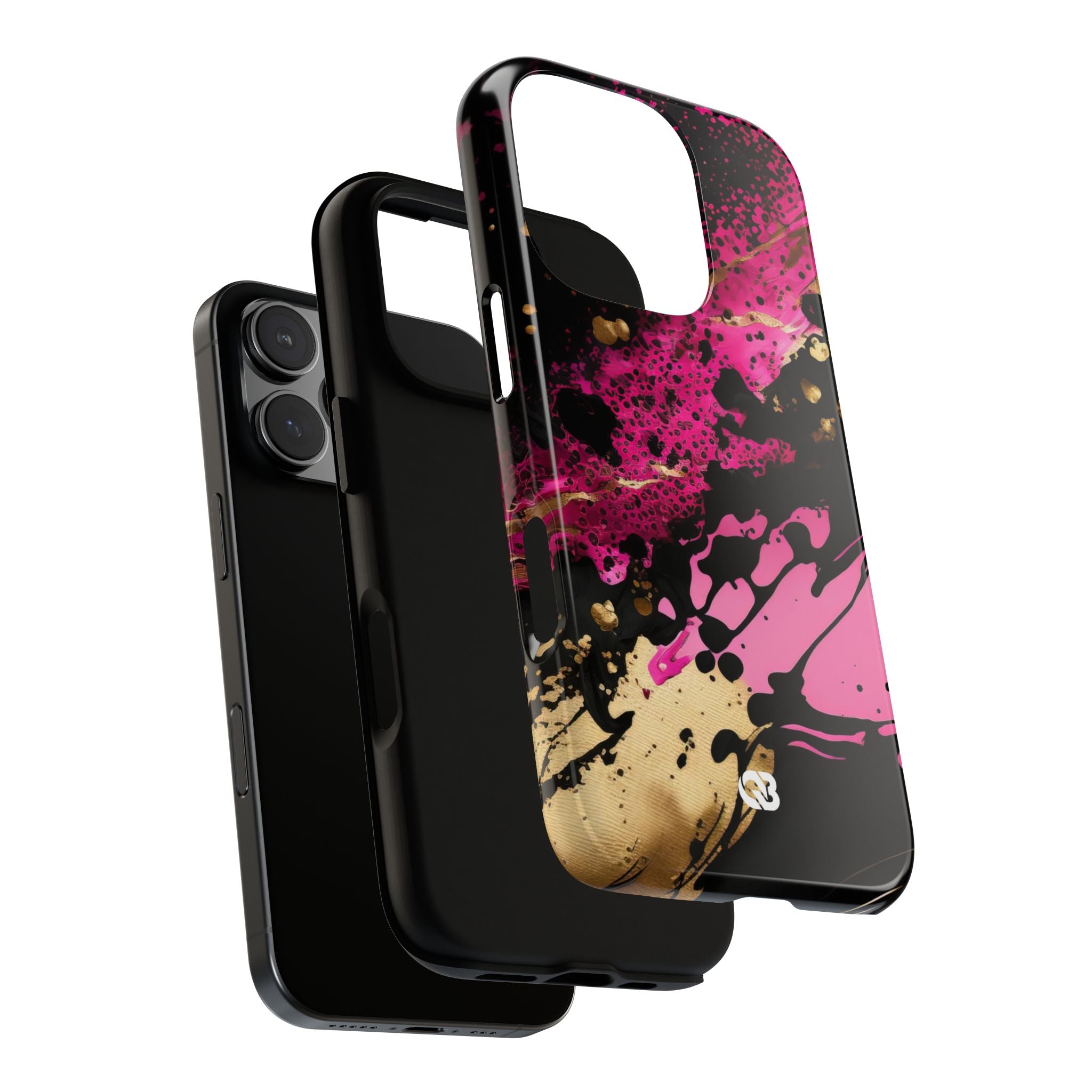 Magenta Liquid Gold · Tough Fundas para teléfono para iPhone