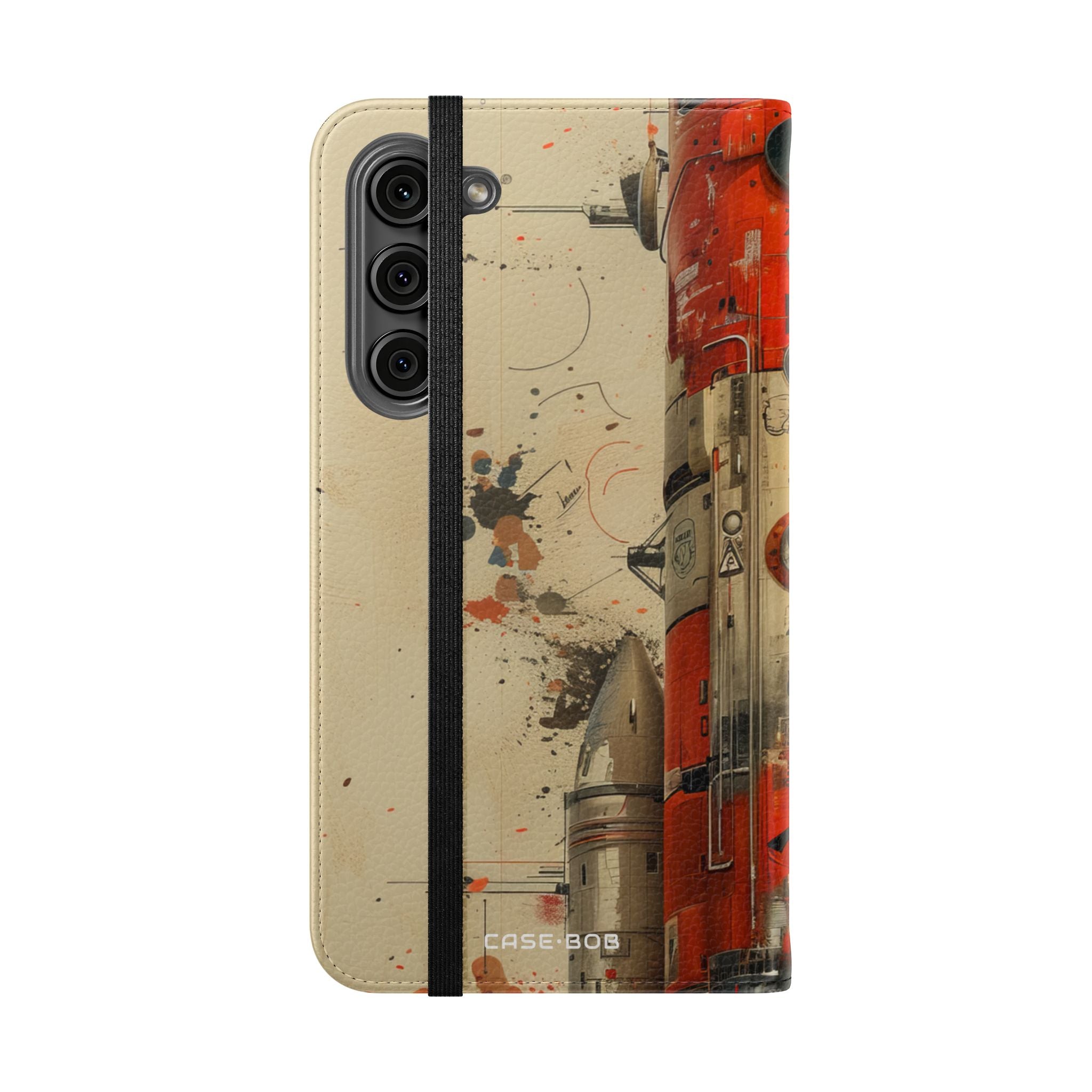 Crimson Rocket - Samsung S23+ Case - Portemonnee