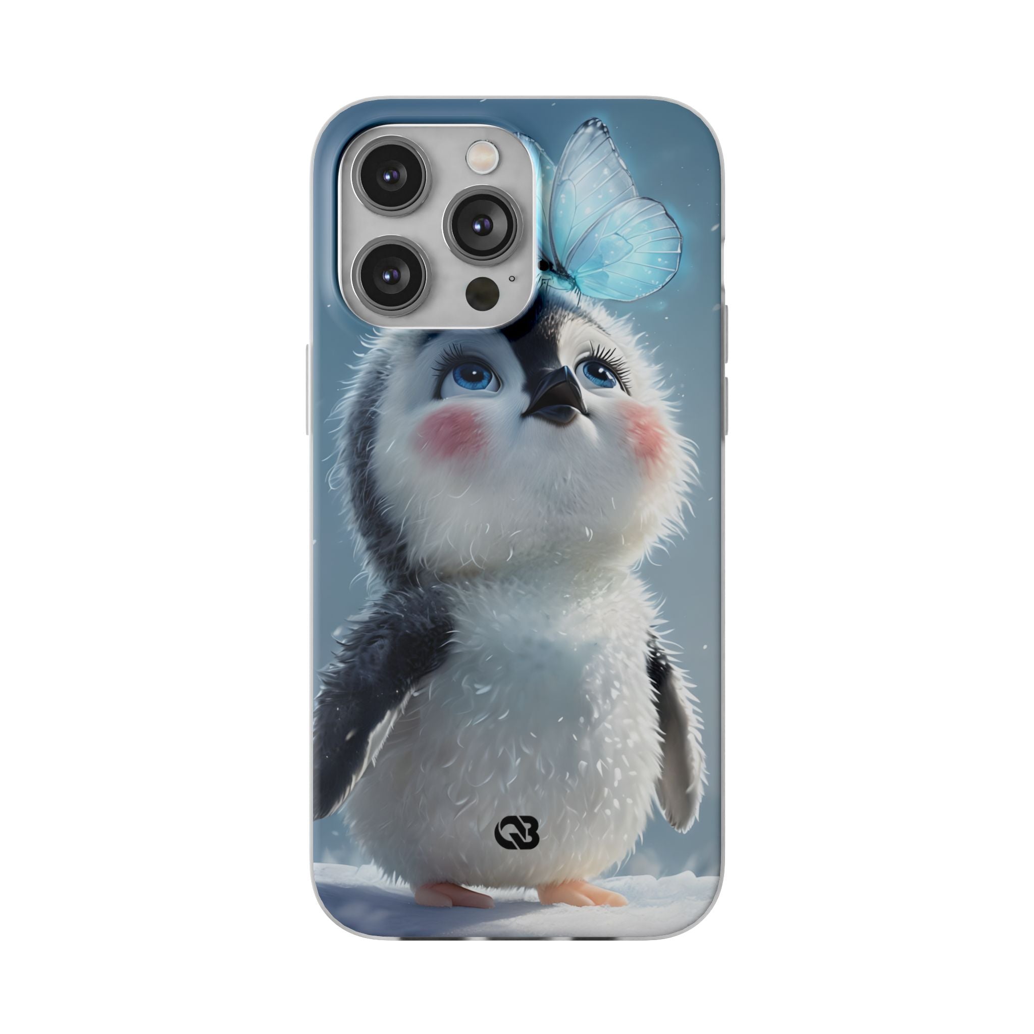 Frosty Penguin Glow · Soft Coque de téléphone pour iPhone