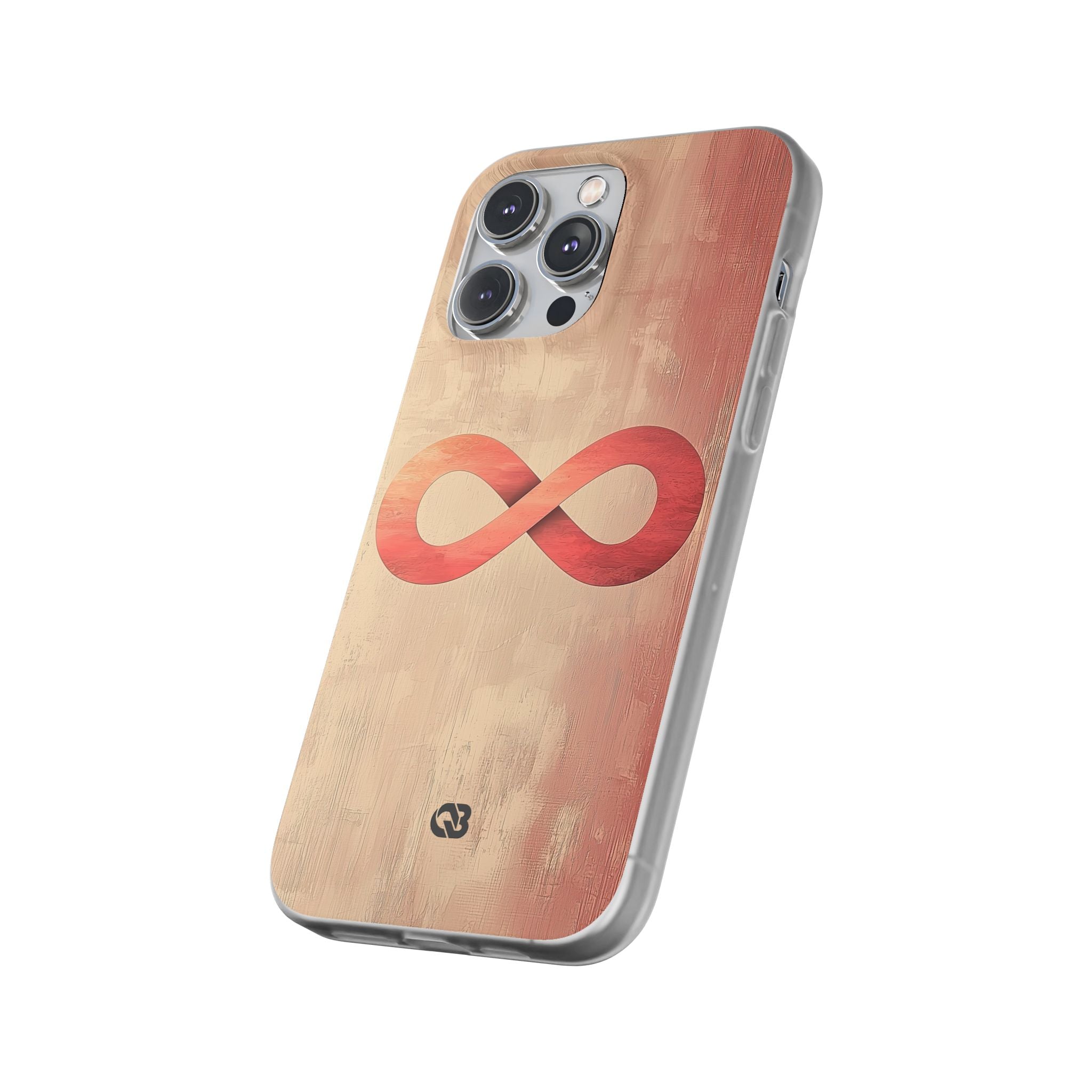 Terracotta Infinity Stroke · Soft Handyhülle für iPhone