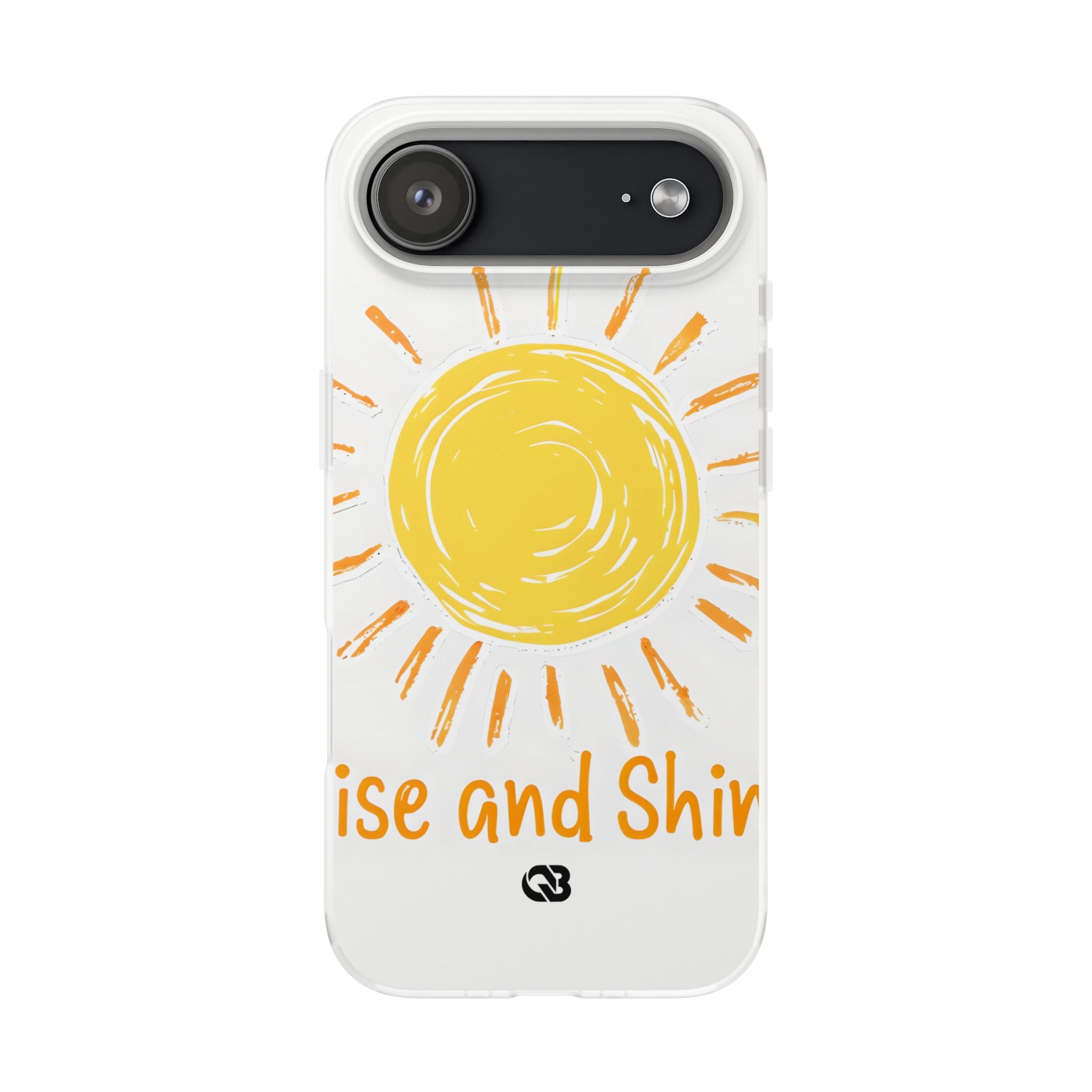 Amber Solar Glow · Soft Phone Case for iPhone