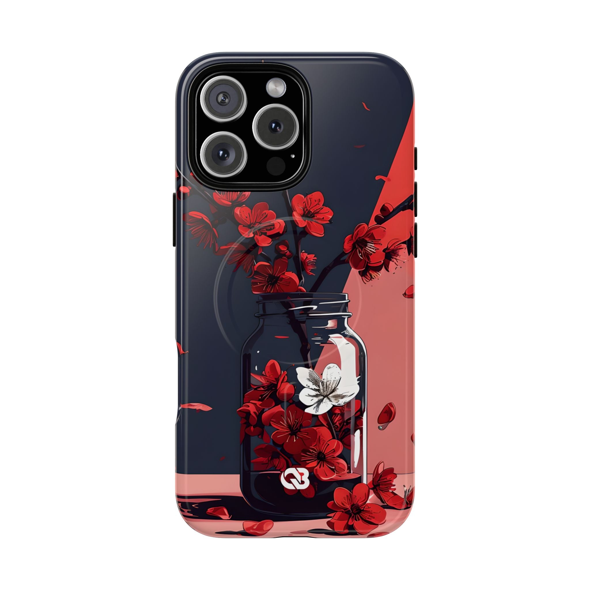 Crimson Blossom Jar · Tough+ Coque de téléphone pour iPhone · Magsafe