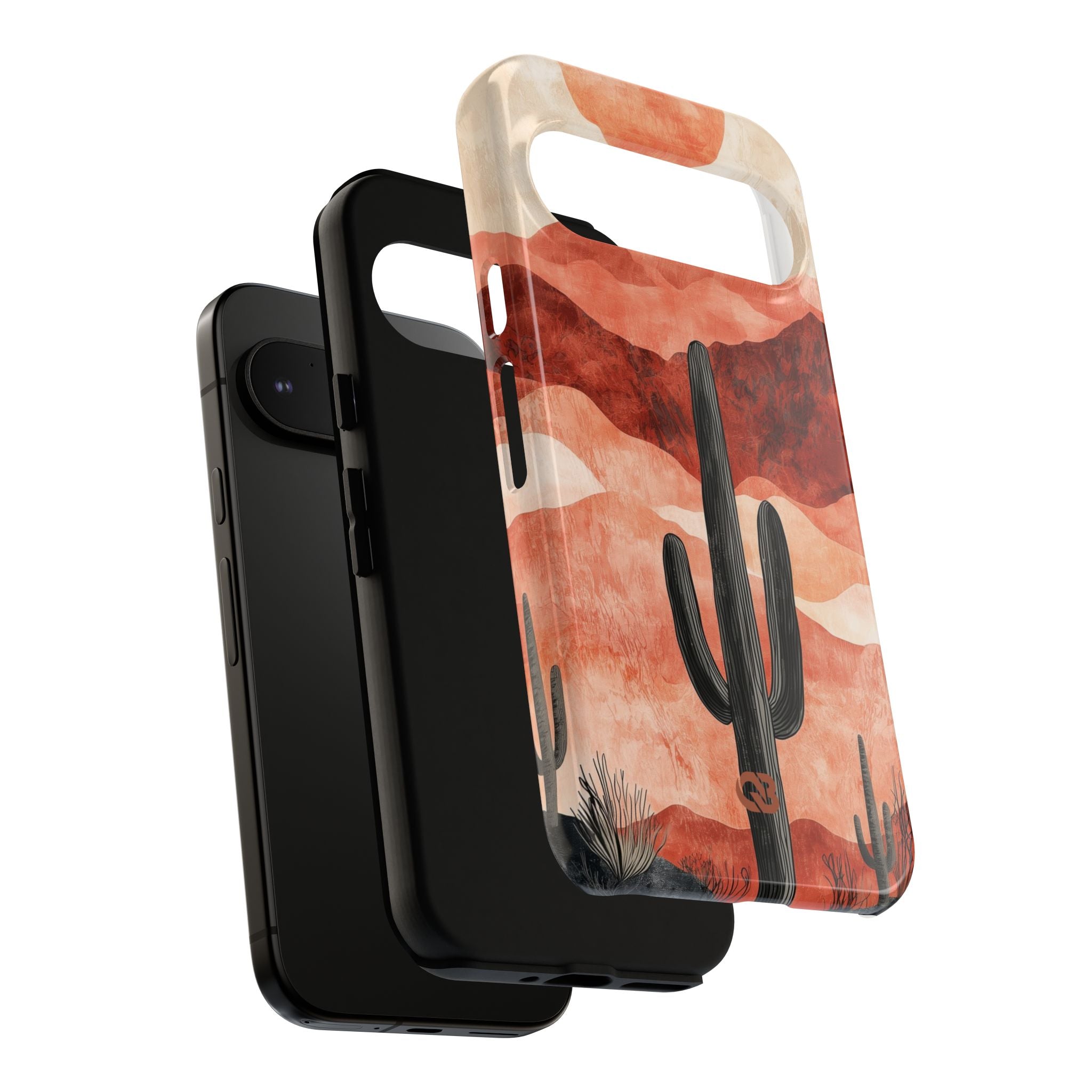 Terracotta Desert Sun · Tough Handyhülle für Google Pixel