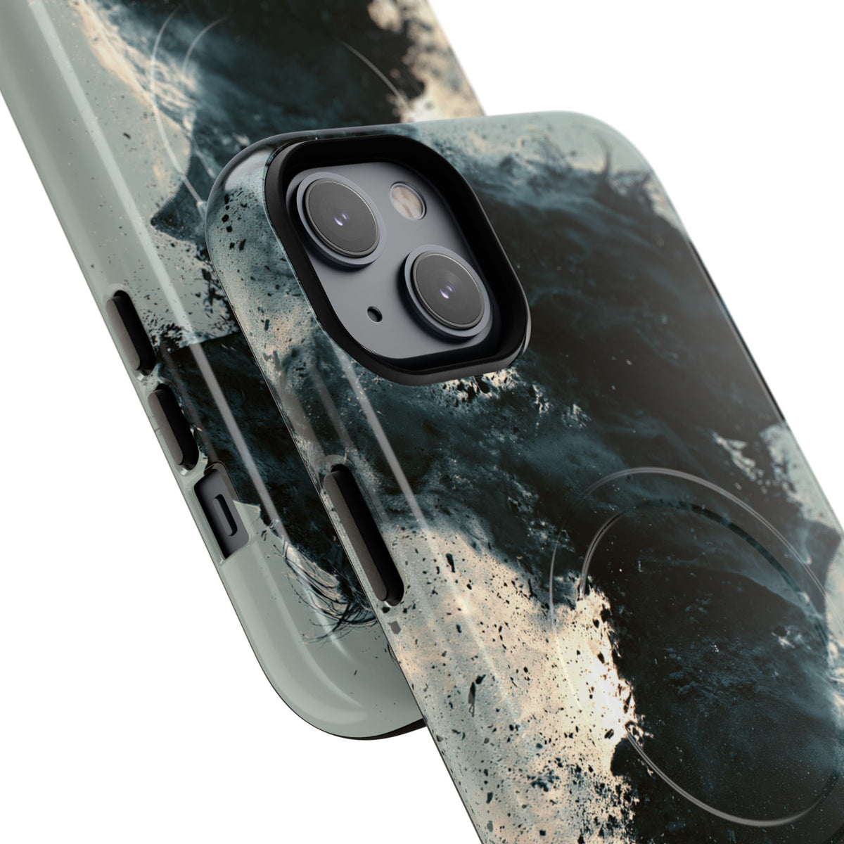 Ashen Dissolution · Tough 2.0 Magnetic Phone Case for iPhone · Black