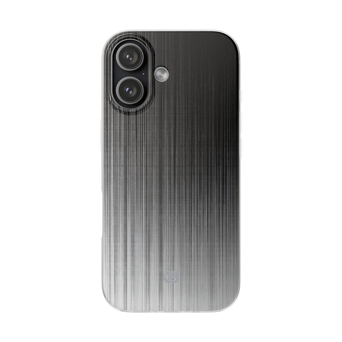 Grey Lite Phone Case for iPhone - Static Vertical Dither
