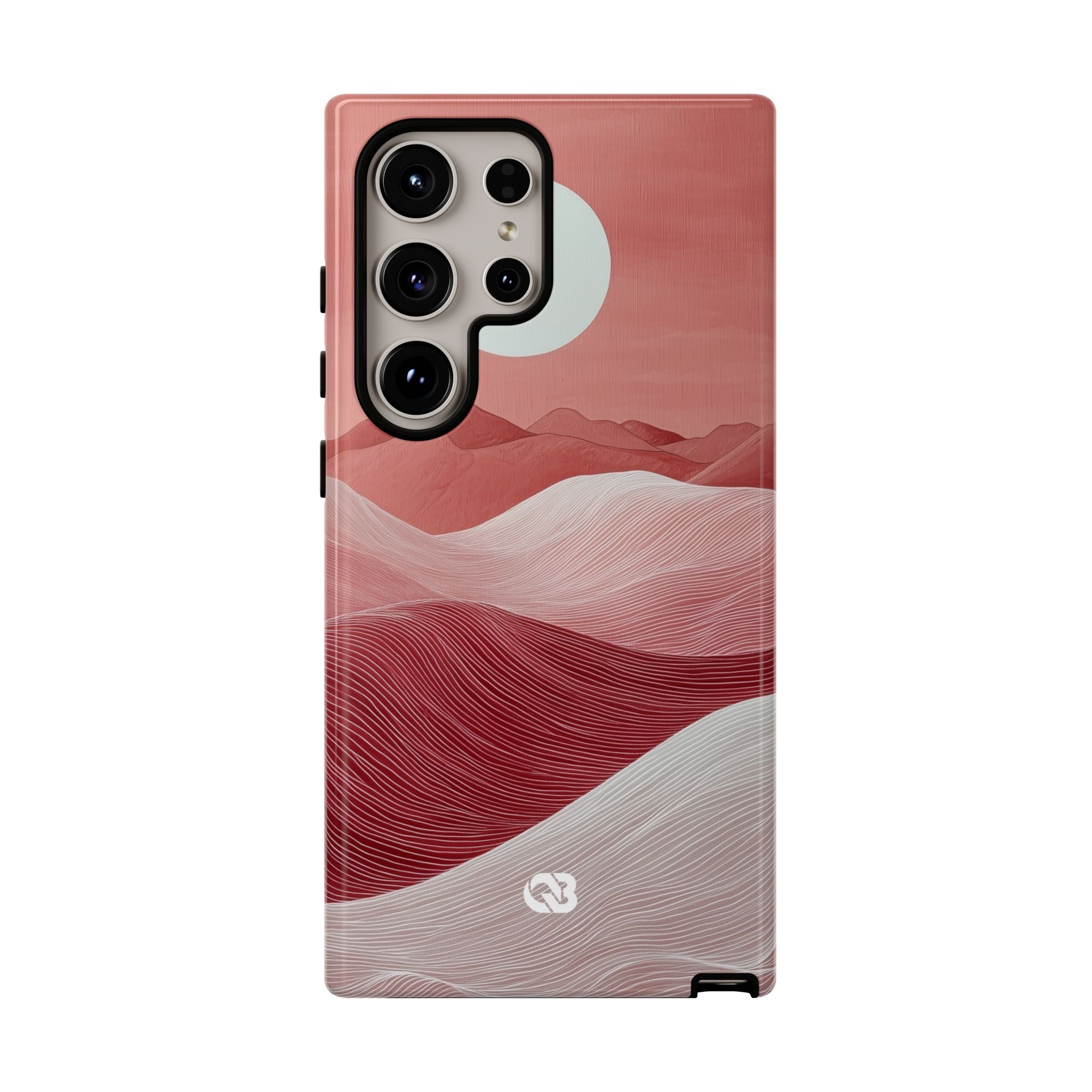 Crimson Dune Horizon · Tough Handyhülle für Samsung