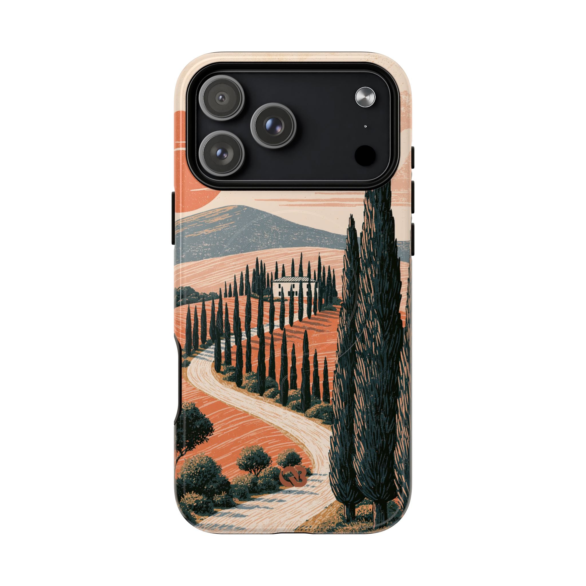 Orange Tough 2.0 Magsafe Phone Case for iPhone - Terracotta Ridge Trail