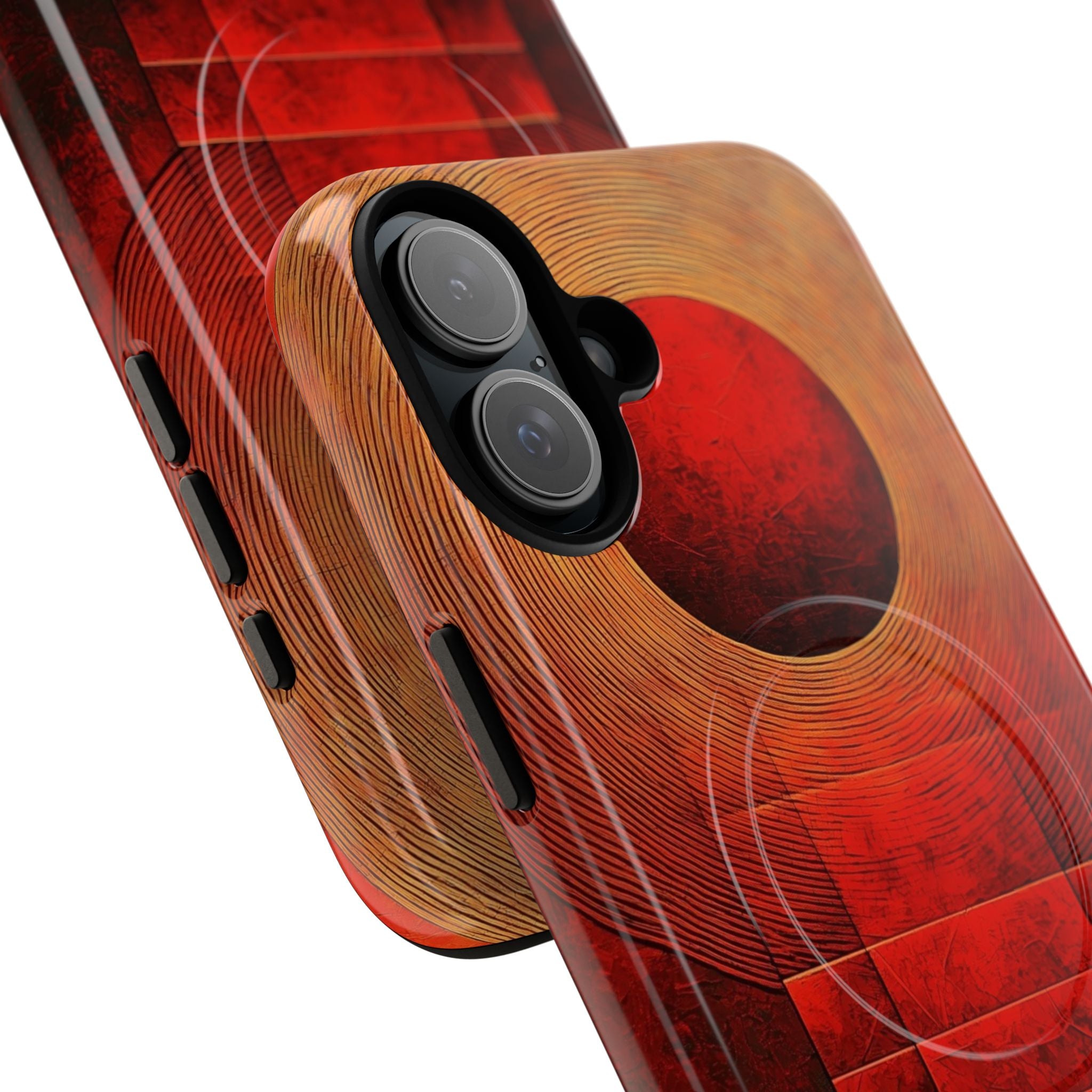 Crimson Orbit iPhone 16 Plus Skal - Tough+