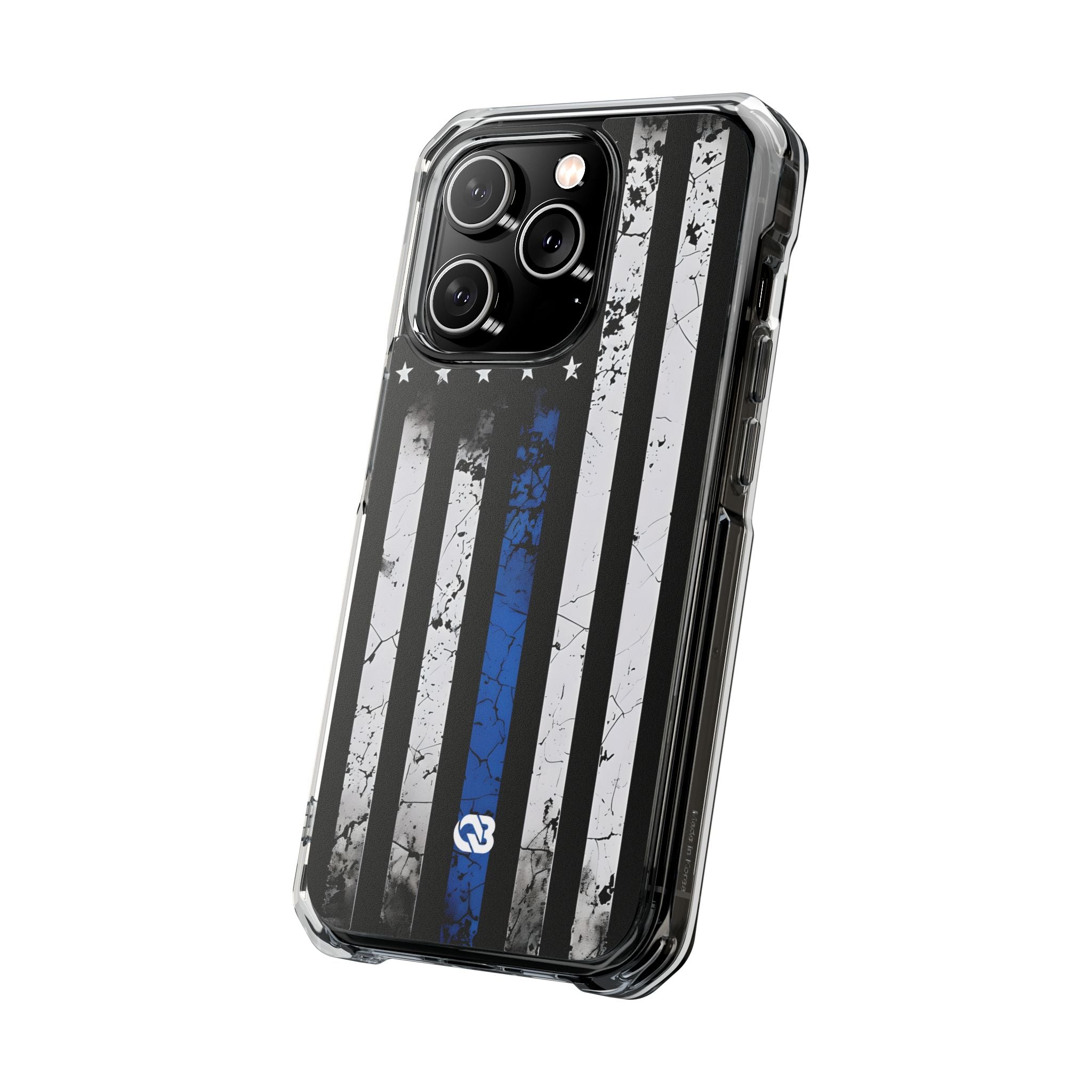 Gritty Cobalt Flag · Impact Phone Case for iPhone · Magsafe