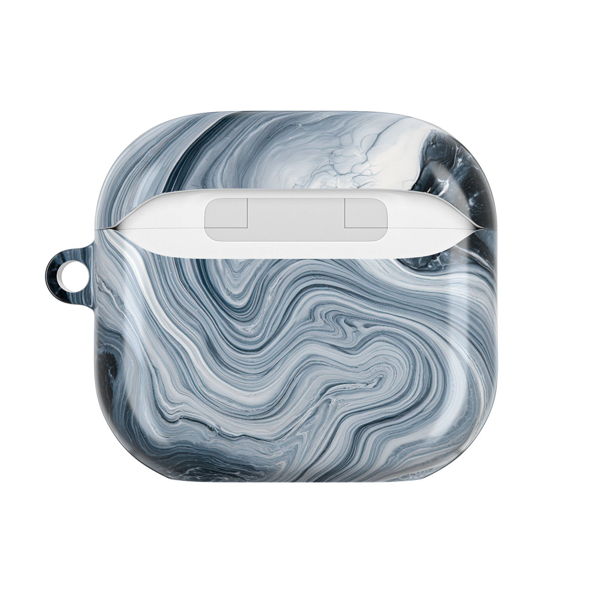 Suminagashi Ink Flow · Hard Case for AirPods & AirPods Pro · Grey