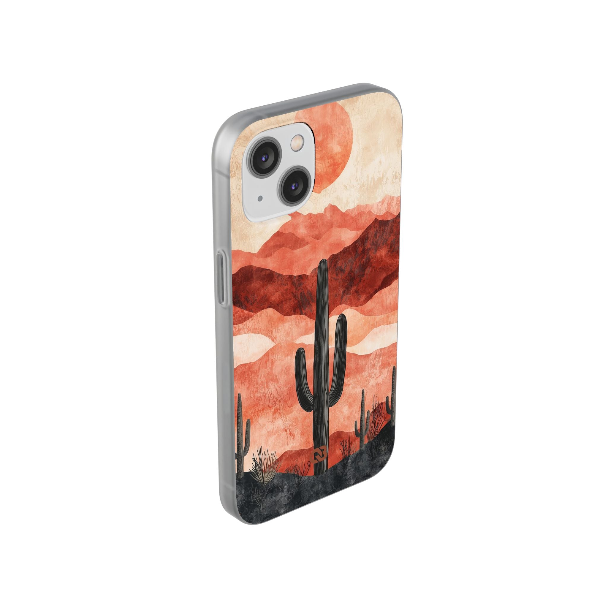 Terracotta Desert Sun · Soft Handyhülle für iPhone