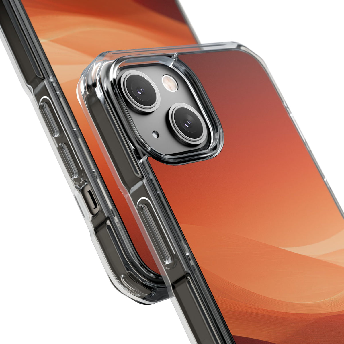 Orange Impact MagSafe Phone Case for iPhone - Crimson Dune Gradient