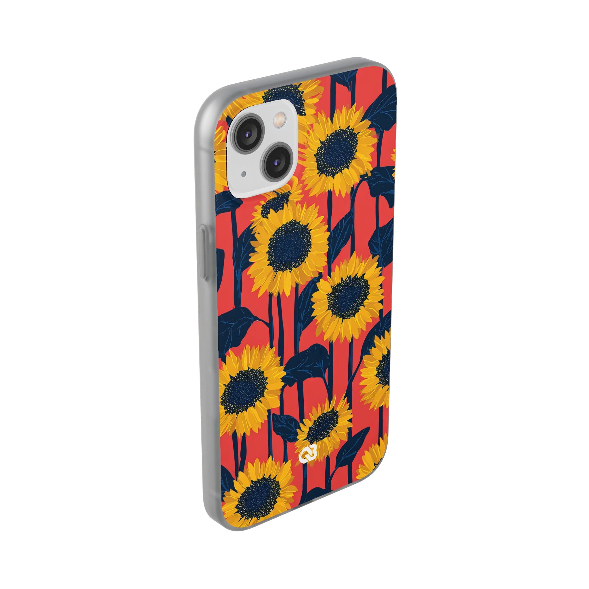 Solar Navy Bloom · Soft Handyhülle für iPhone