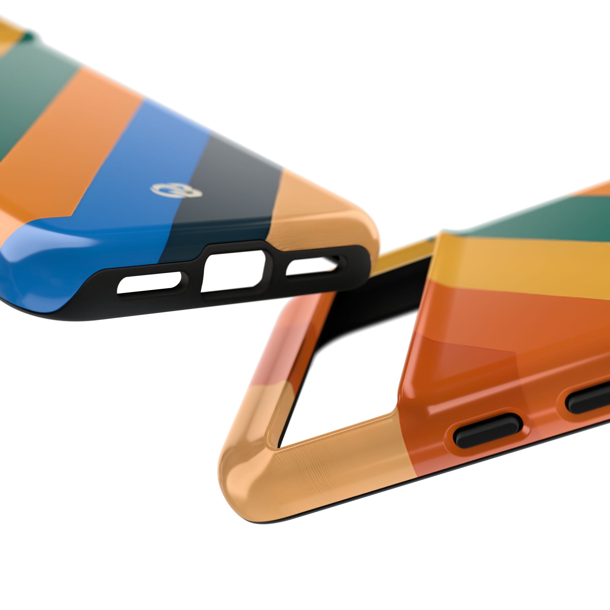 Retro Ridge Lines · Tough Phone Case for Google Pixel