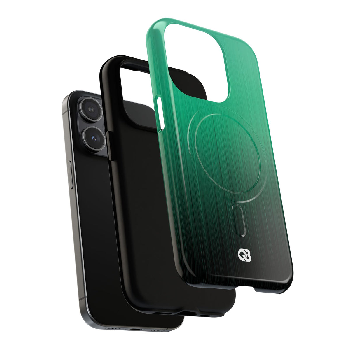 Emerald Cascade · Tough 2.0 Magnetic Phone Case for iPhone · Green