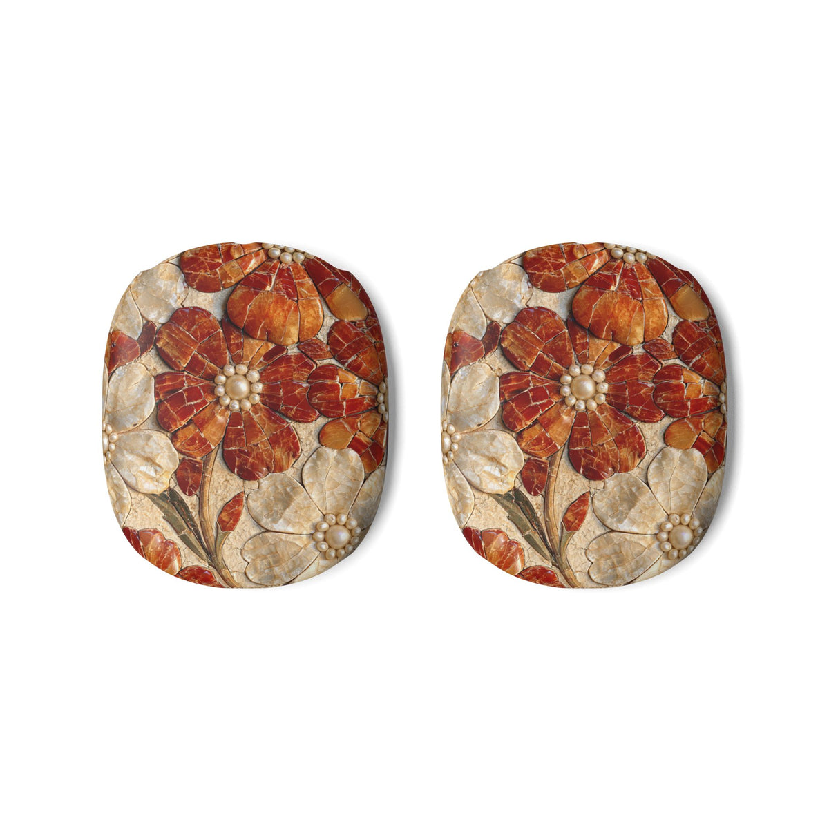 Carnelian Pearl Bloom · Hard Case for AirPods Max · Orange