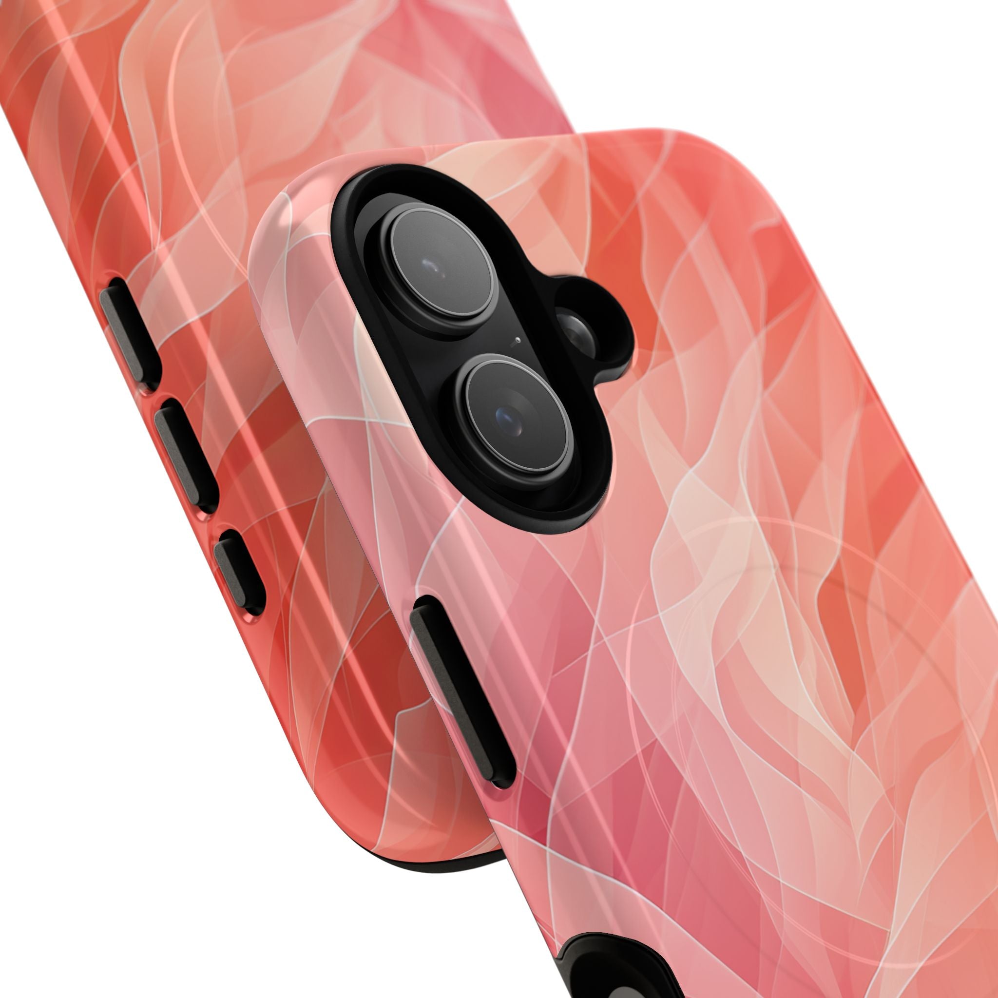 Peach Wave Drift iPhone 17 Case - Tough+ - CASE•BOB