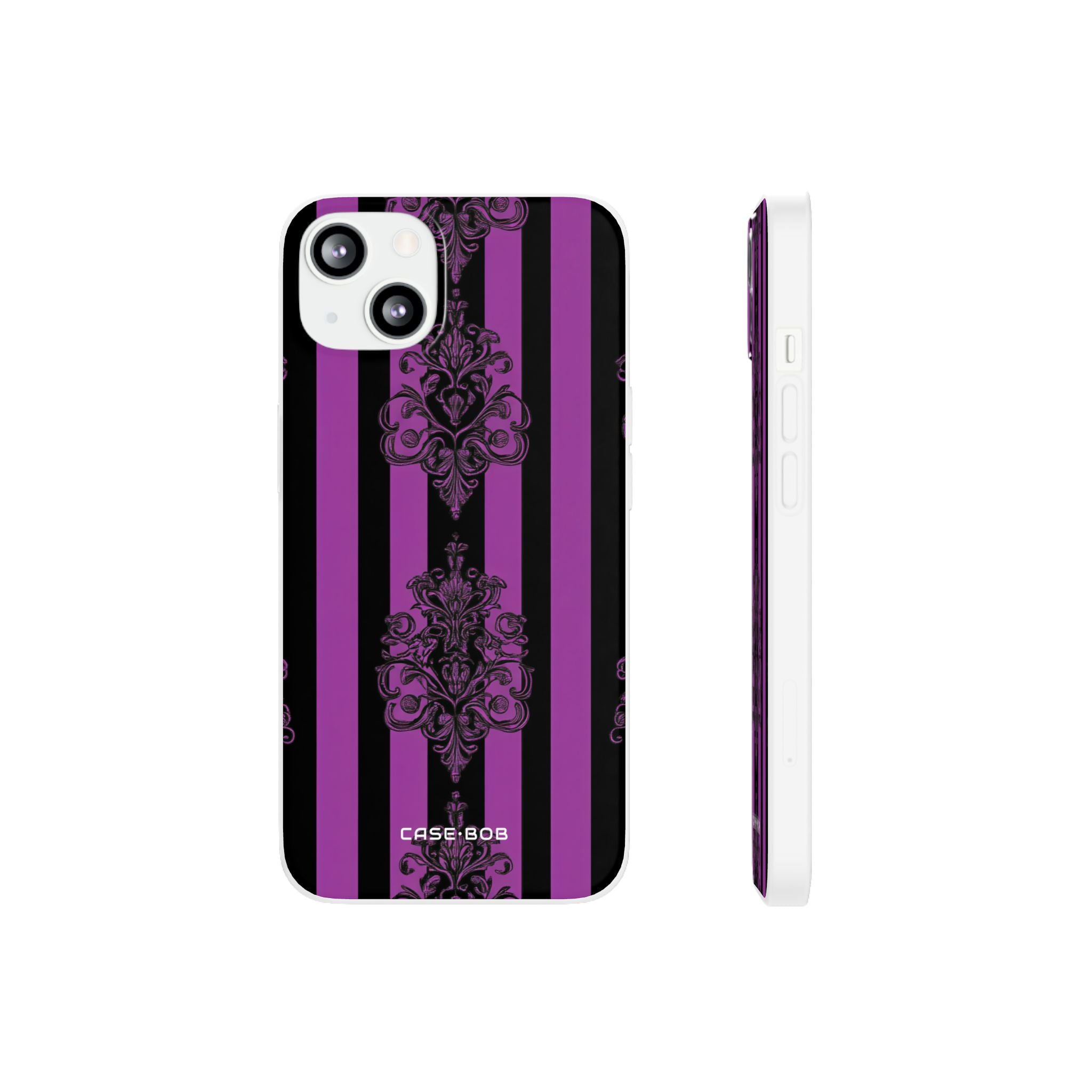 Damask Elegance Purple iPhone 13 - Soft