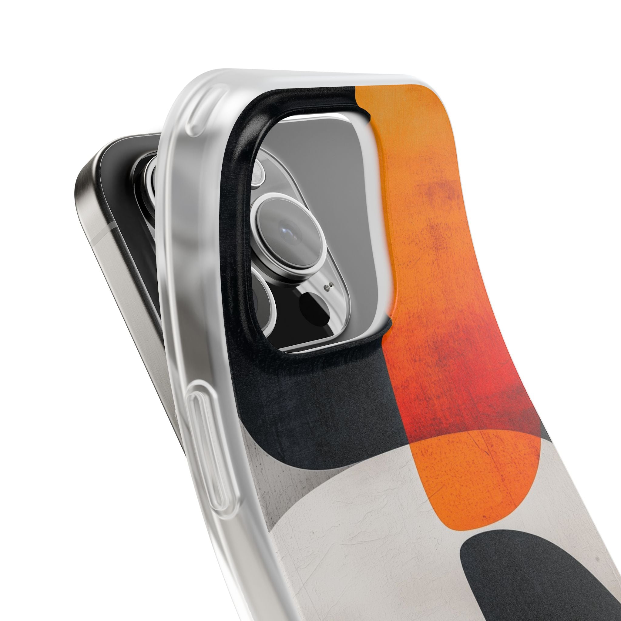 Burnt Amber Flow · Soft Phone Case for iPhone