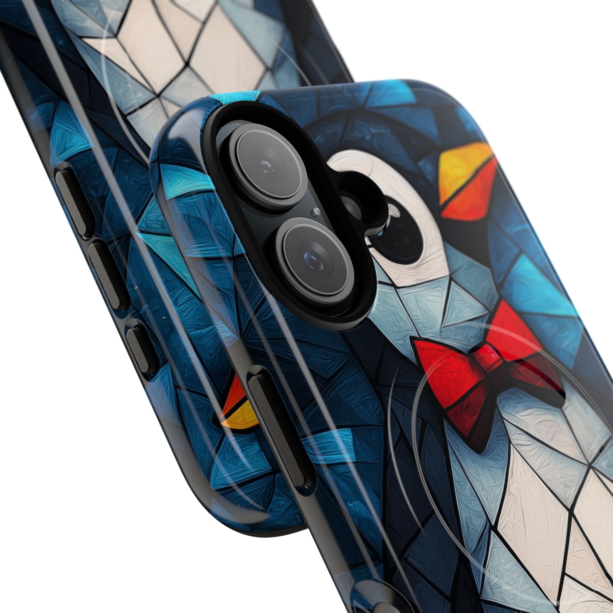 Mosaic Bowtie Penguin · Tough+ Phone Case for iPhone · Magsafe
