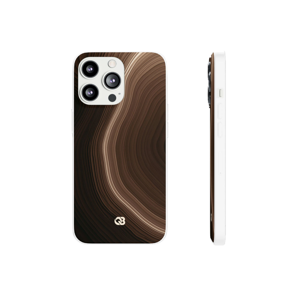 Umber Strata · Lite Phone Case for iPhone · Brown