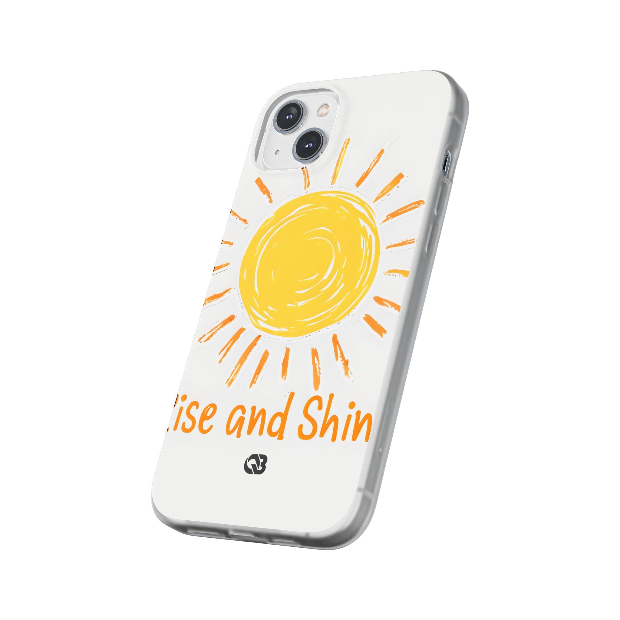 Amber Solar Glow · Soft Phone Case for iPhone