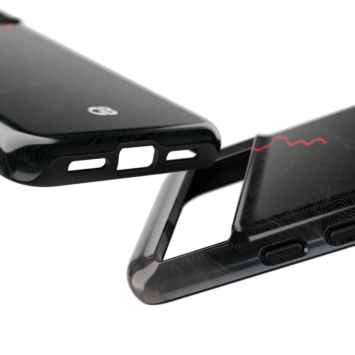 Crimson Ridge Pass · Tough Phone Case for Pixel · Black