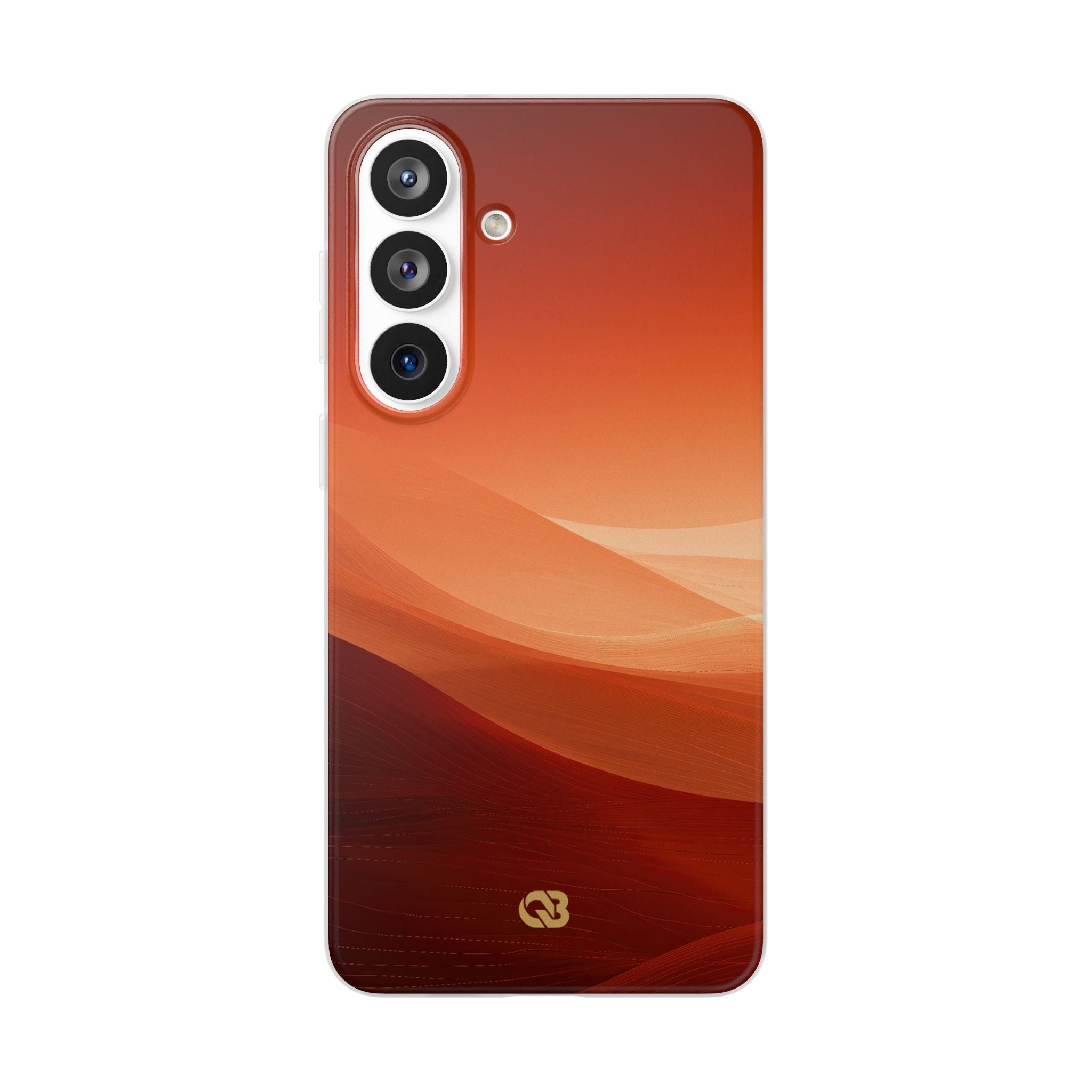 Orange Lite Phone Case for Samsung - Crimson Dune Gradient