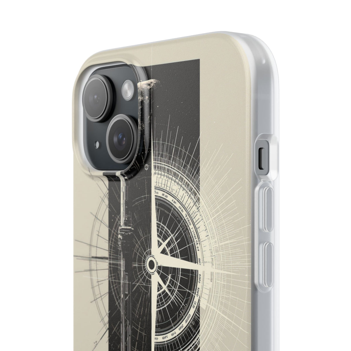 Beige Lite Phone Case for iPhone - Zenith Vector Spire