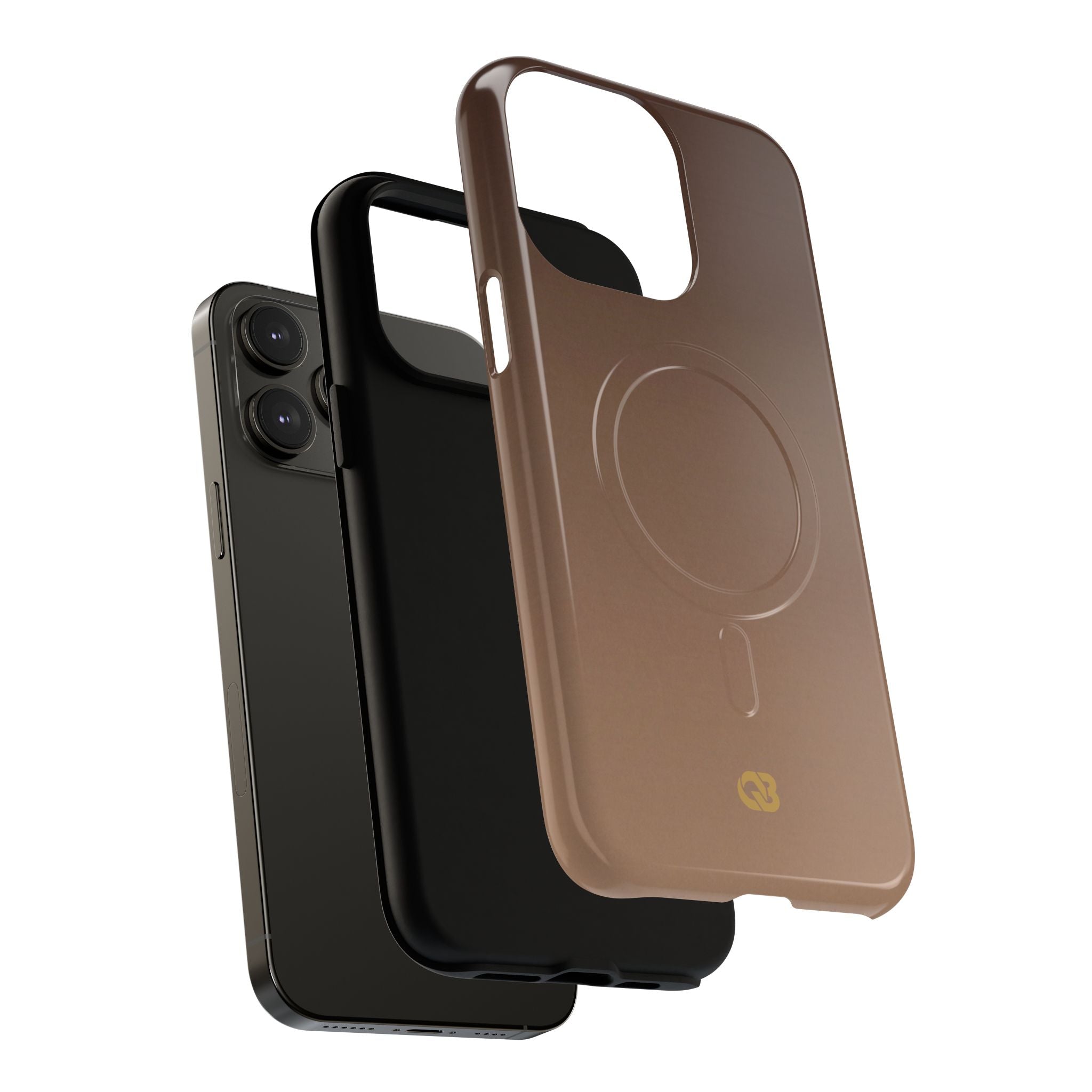Brown Tough 2.0 Magsafe Phone Case for iPhone - Smoked Caramel Fade
