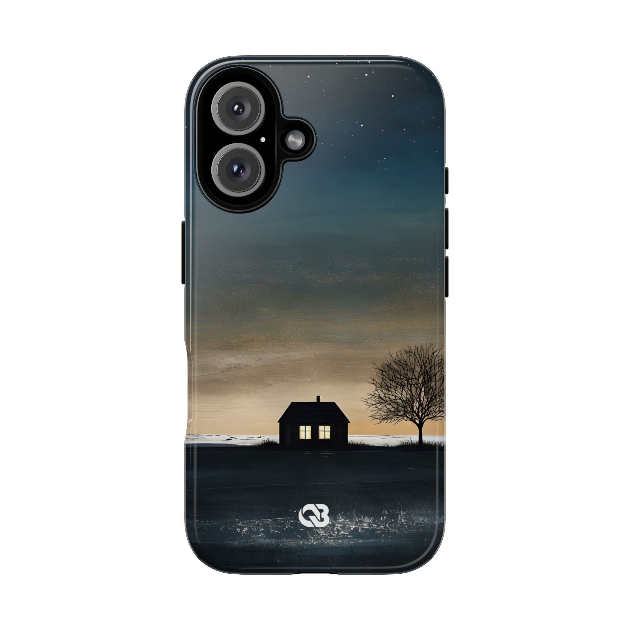 Midnight Cabin Glow · Tough Hoesje voor iPhone