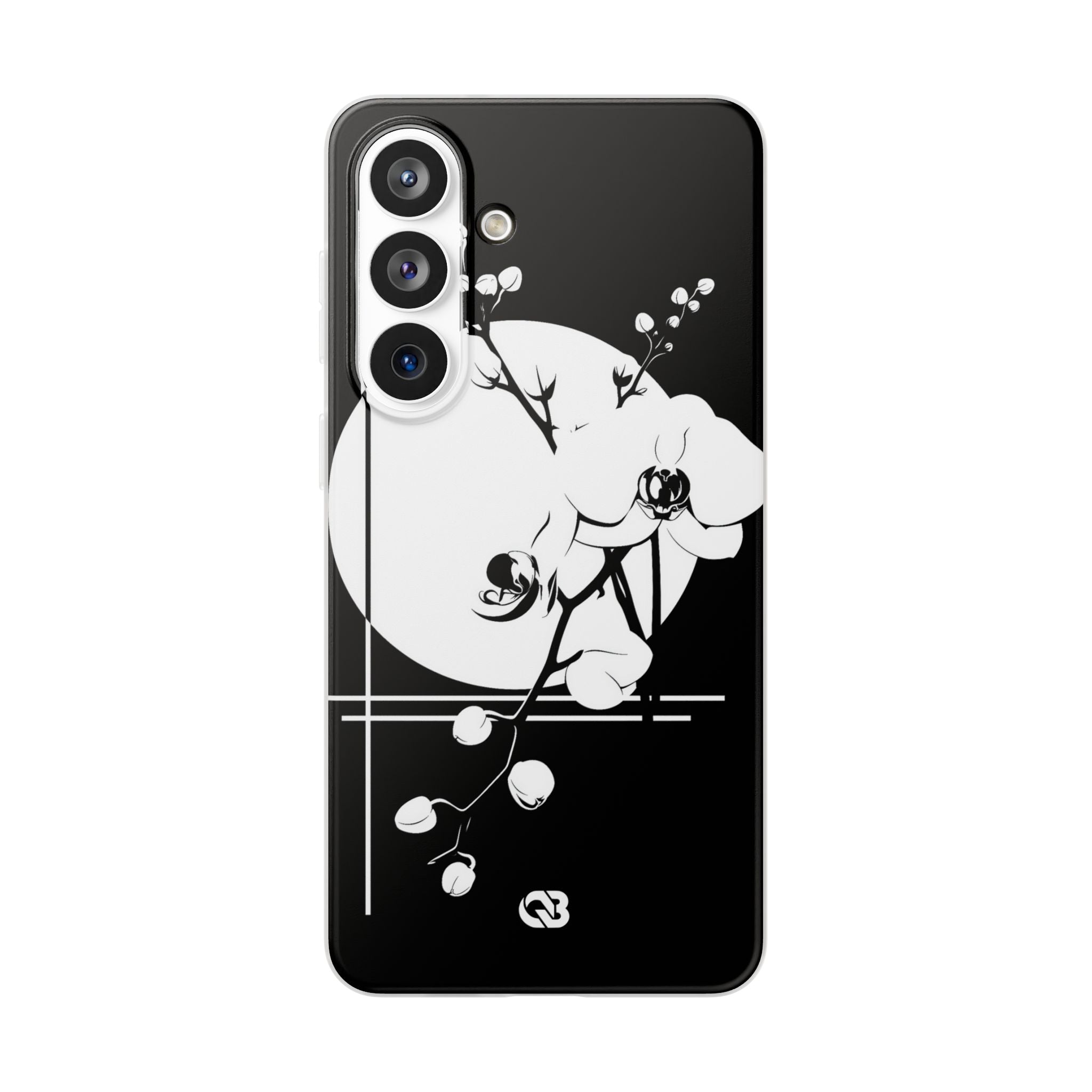 Black Lite Phone Case for Samsung - Lunar Orchid Grid