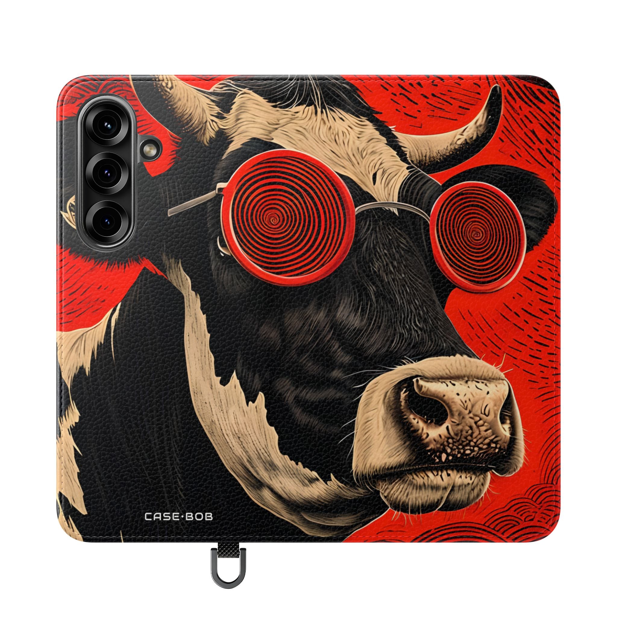 Spiral Cow Vision - Samsung S25 Case - Wallet